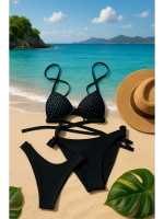 купальник раздельный 3 в 1 с завязками и двумя плавками