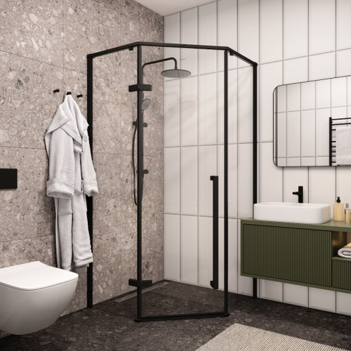 Ограждение C2A душевое Ceruttispa без поддона (100x100x195)