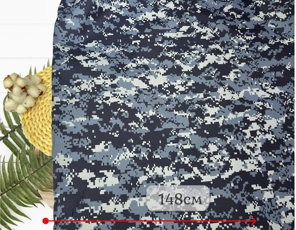 Курточная МИКРО РИП СТОП синий пиксель