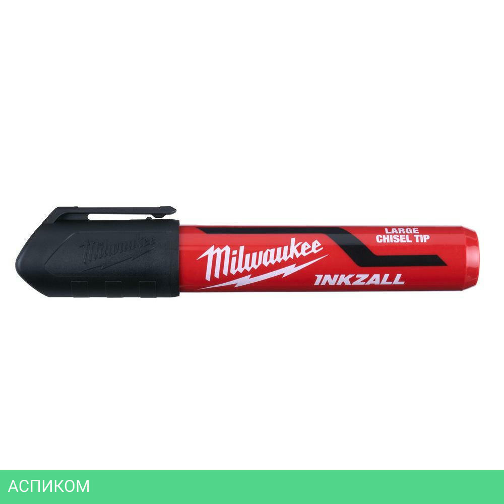 Маркер строительный Milwaukee Inkzall L 3шт черный (4932471554)