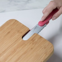 Доска разделочная 43x24x2.4см Trebonn Chopping boards and Knives розовая