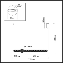 Подвесной светильник Odeon Light Crystal 5007/28L