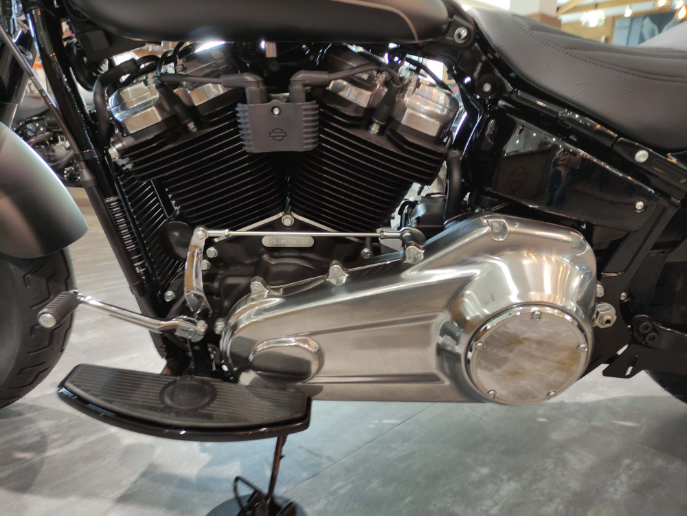 Softail Slim 2021 Harley-Davidson River Rock Gray Denim / Black Denim