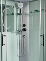 Душевая кабина WeltWasser  WW500 WERRA 902 90х90 см,  прозрачное стекло, поддон низкий, крыша