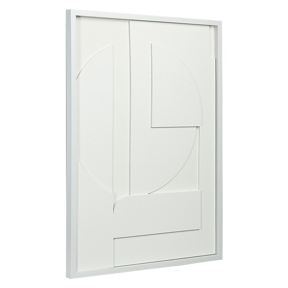 Панно декоративное с эффектом 3D Minimalism, с белой рамой, 50х70 см