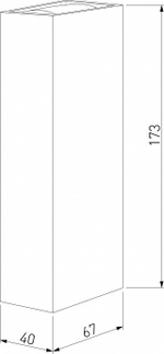 Накладной светильник Elektrostandard Blaze a057049