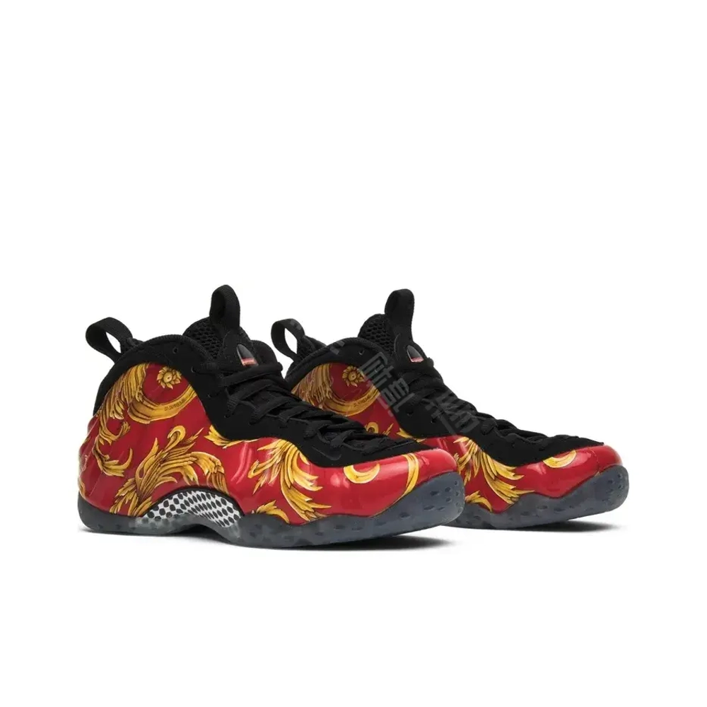 Мужские кроссовки Nike x Supreme Air Foamposite One SP 'Red' 652792-600