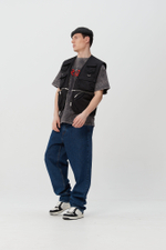 Джинсы тёмно-синие