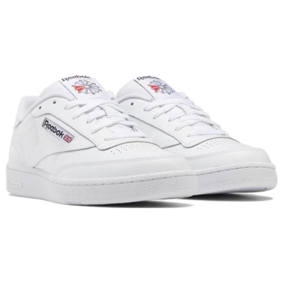 reebok Club C Series Кроссовки для скейтбординга Низкие Белые Унисекс