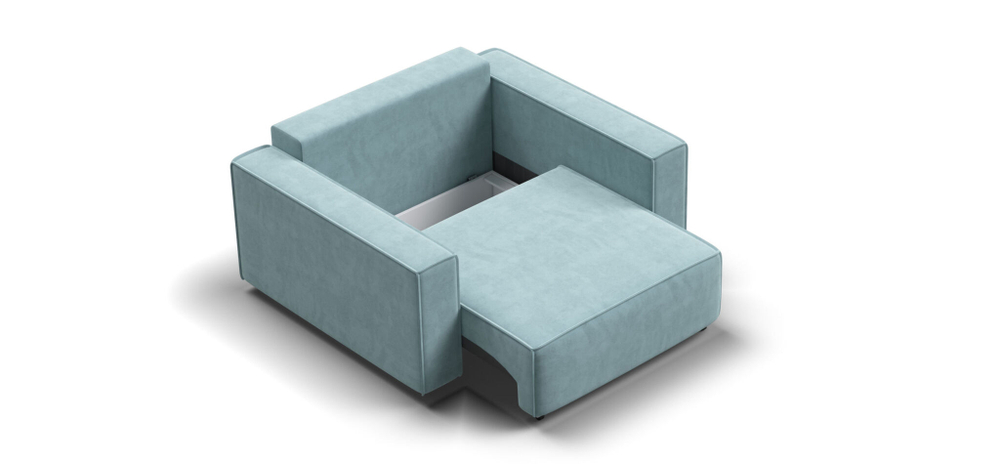 Кресло BOSS SOFT MODOOL велюр Monolit аква