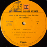 Jimi Hendrix ‎– Sound Track Recordings From The Film "Jimi Hendrix" 2LP (Япония 1979г.)Т