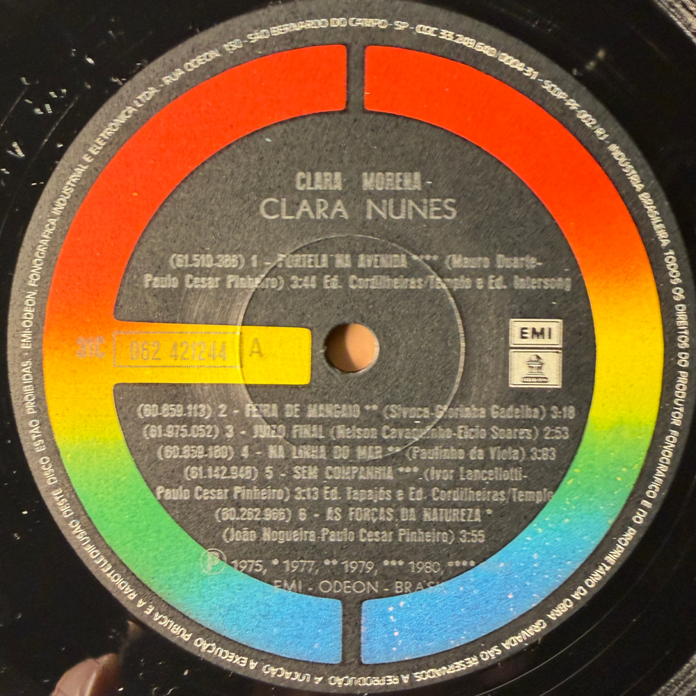 Clara Nunes ‎– Clara Morena (Бразилия 1983г.)