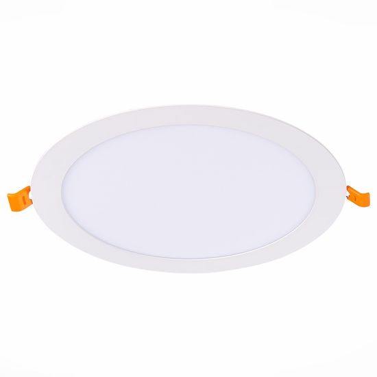 ST209.538.18 Св-к встр. Белый LED 1*18W 3000K 1 296Lm Ra80 110° IP20 D225xH8 90-265V Встраиваемые светильники