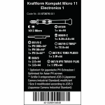 Набор для электроники Kraftform Kompakt Micro 11 Electronics 1 WERA 05073676001