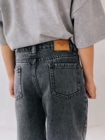 Джинсы широкие, Серый