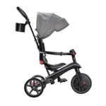 Велосипед-беговел Globber Trike Explorer Foldable 4 в 1 Black-Grey