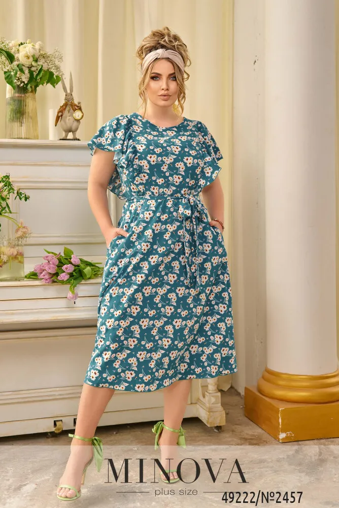 Платье 2457-морская волна Minova