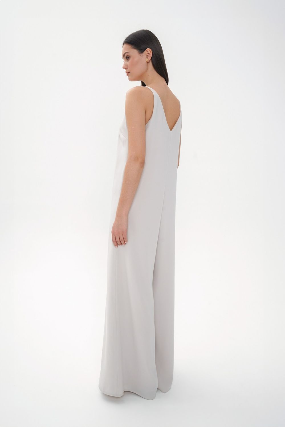 Комбинезон Alexandra Talalay на лямках AO003 светло-серый