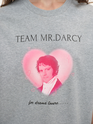 Футболка (Team Mr.Darcy), светло-серый меланж