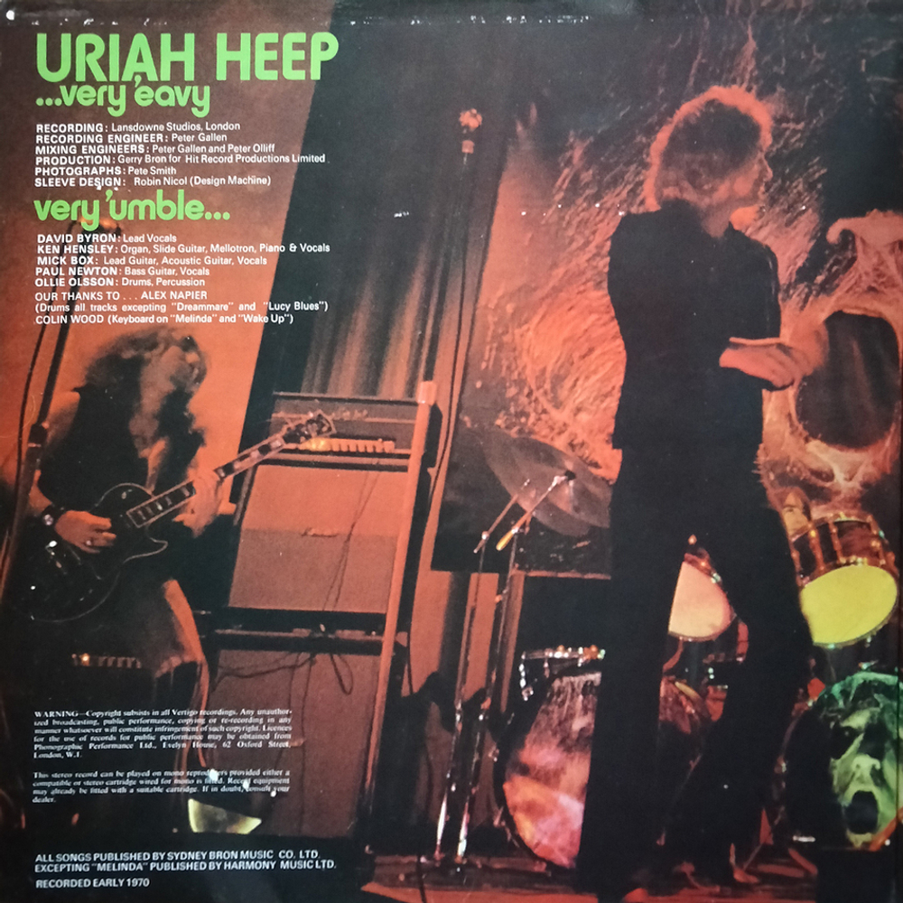 Uriah Heep / ...Very 'Eavy ...Very 'Umble (LP)