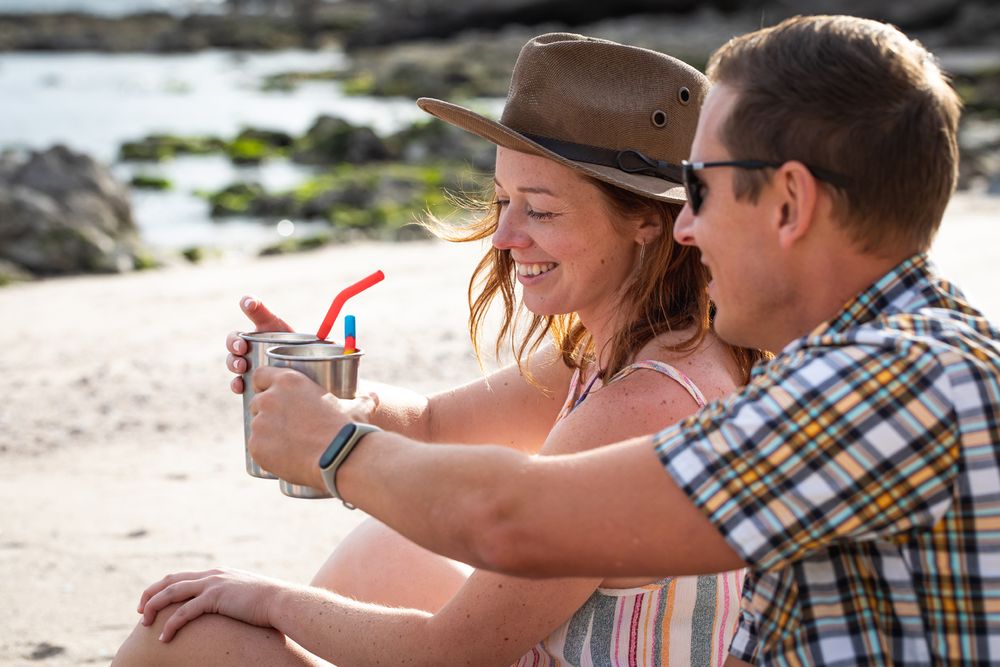 Трубочки для стаканов Klean Kanteen 8мм - 4 шт, с ёршиком