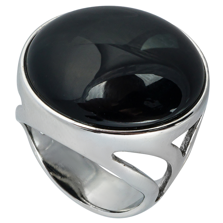 Кольцо Possebon Agata Preto K0117.4 16 S