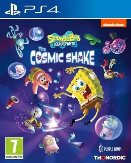 PS4 Губка Боб / SpongeBob SquarePants: The Cosmic Shake (Б/У, Русские субтитры, CUSA-30582)