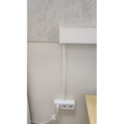 Кабель-канал ЭРА KK-20-12-B полукруглый бежевый 20х12мм 60м | Кабель-канал полукруглый