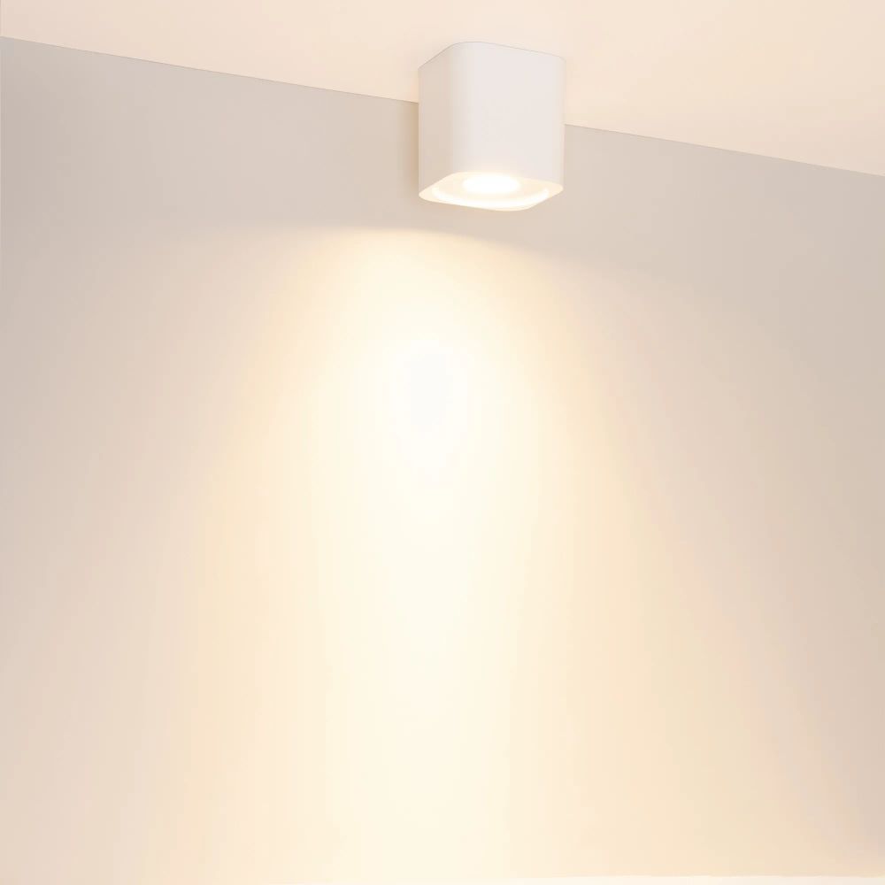 Светильник SP-ACENTO-S95x95-10W Warm2700 (WH, 20-45 deg, 230V) (Arlight, IP20 Металл, 5 лет) 055748