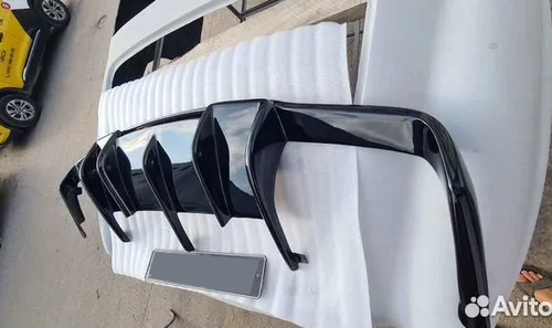 Диффузор заднего бампера Mercedes CLS W218