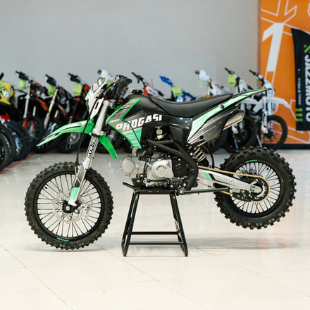 Питбайк PROGASI SMART 5 125CC GREEN 17/14 (Полуавтоматическая КПП)