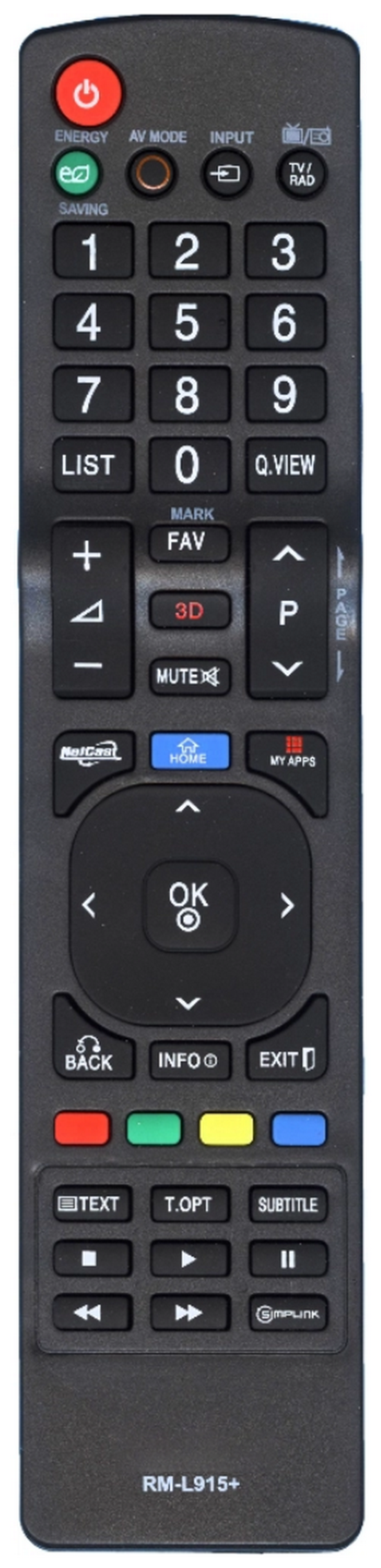 Пульт для LG универсальный RM-L915+ LCD/LED (HRM1077)