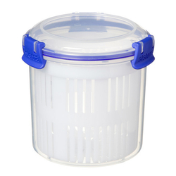 Контейнер круглый 700мл Sistema Klip It синий