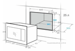 Микроволновая печь встр. MIDEA MI 10250 GI