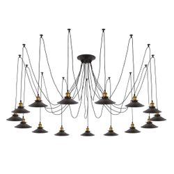 Citilux Эдисон CL451151 Люстра паук Венге Бронза