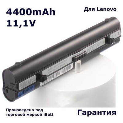 Аккумулятор iBatt 4400mAh для ноутбуков Lenovo IdeaPad S10, IdeaPad S12