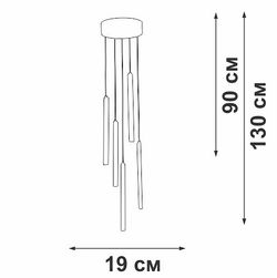 Подвесной светильник Vitaluce V3045 V3045-0/5S