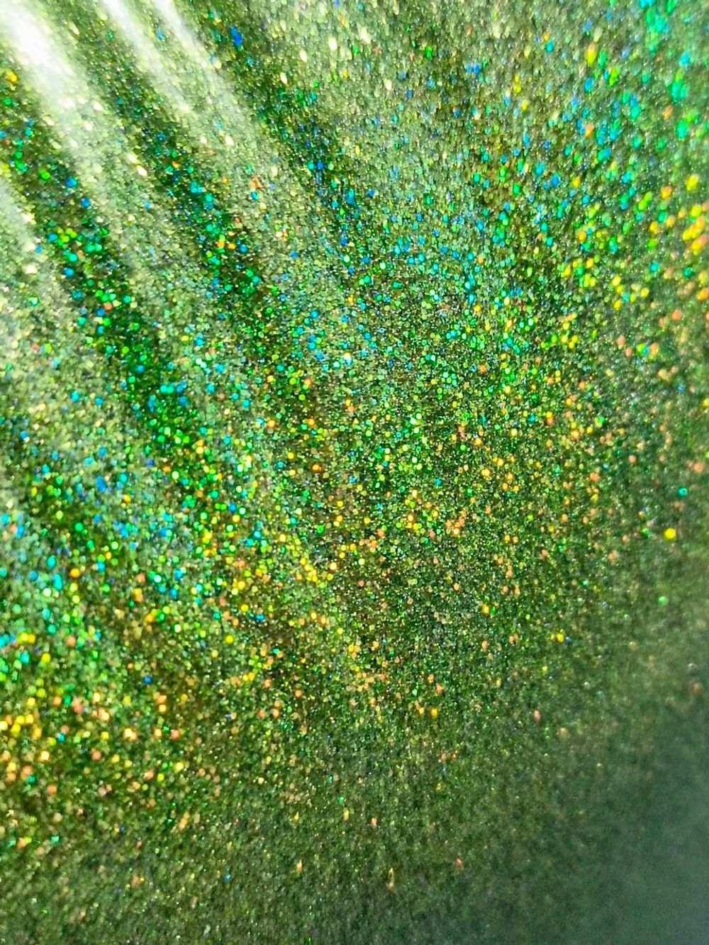 Блёстки Глиттеры 812-02мм - Жёлто-зелёный голографик - универсальные