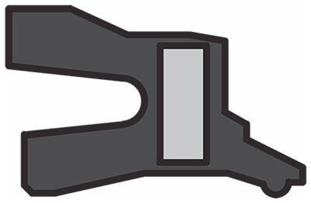 A851-022 Пневматическое комбинированное штоковое уплотнение 32-22-9,5