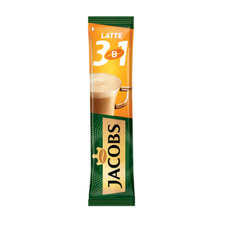 Кофе растворимый Jacobs 3in1 Latte mild 6 гр