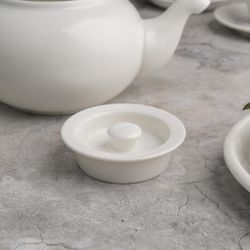 Чайник 670 мл d 14 см h8,5 см белый фарфор NEW P.L. Proff Cuisine [1]