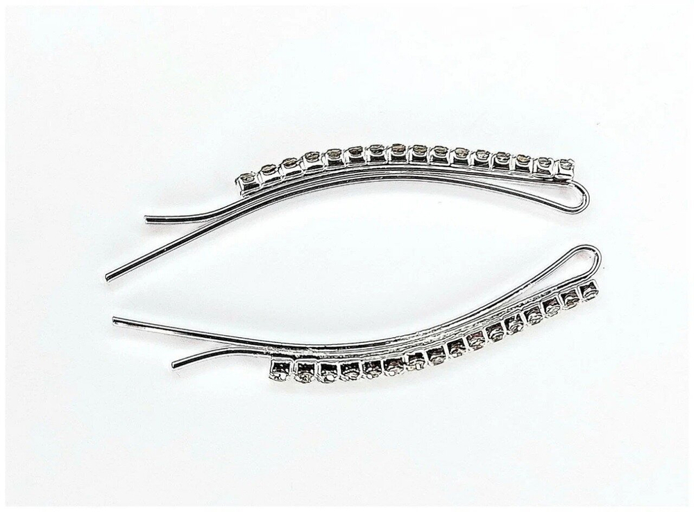 Заколки. Невидимка со стразами.