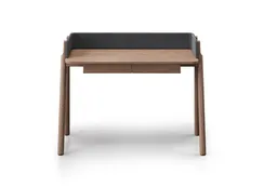 Стол письменный Basic 120*60 см (натуральный дуб, серый рогожка)