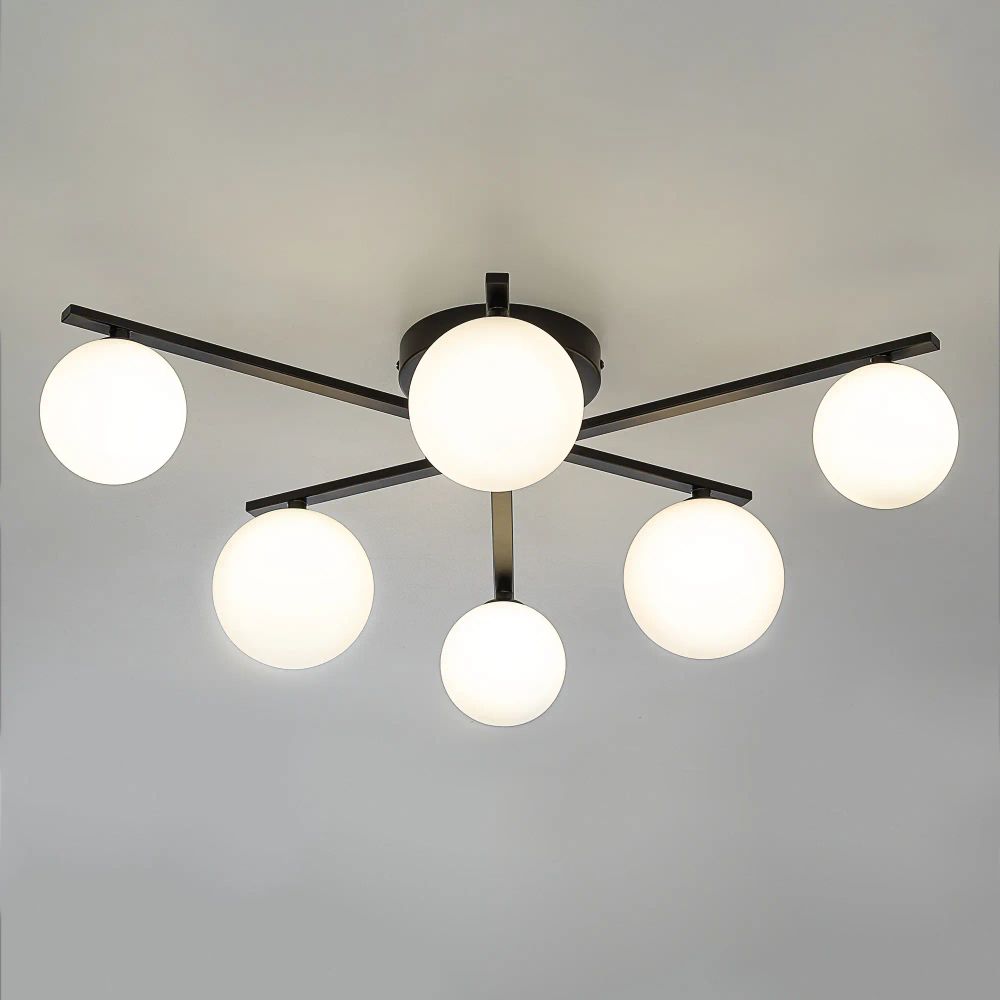 Citilux GLOB CL209261 Люстра потолочная Чёрная