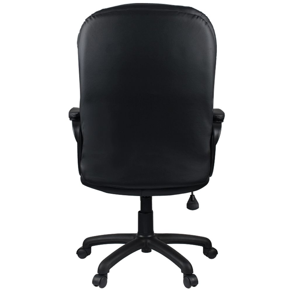 Кресло руководителя Helmi HL-E68 "Reputation", экокожа черная, мягкий подлокотник