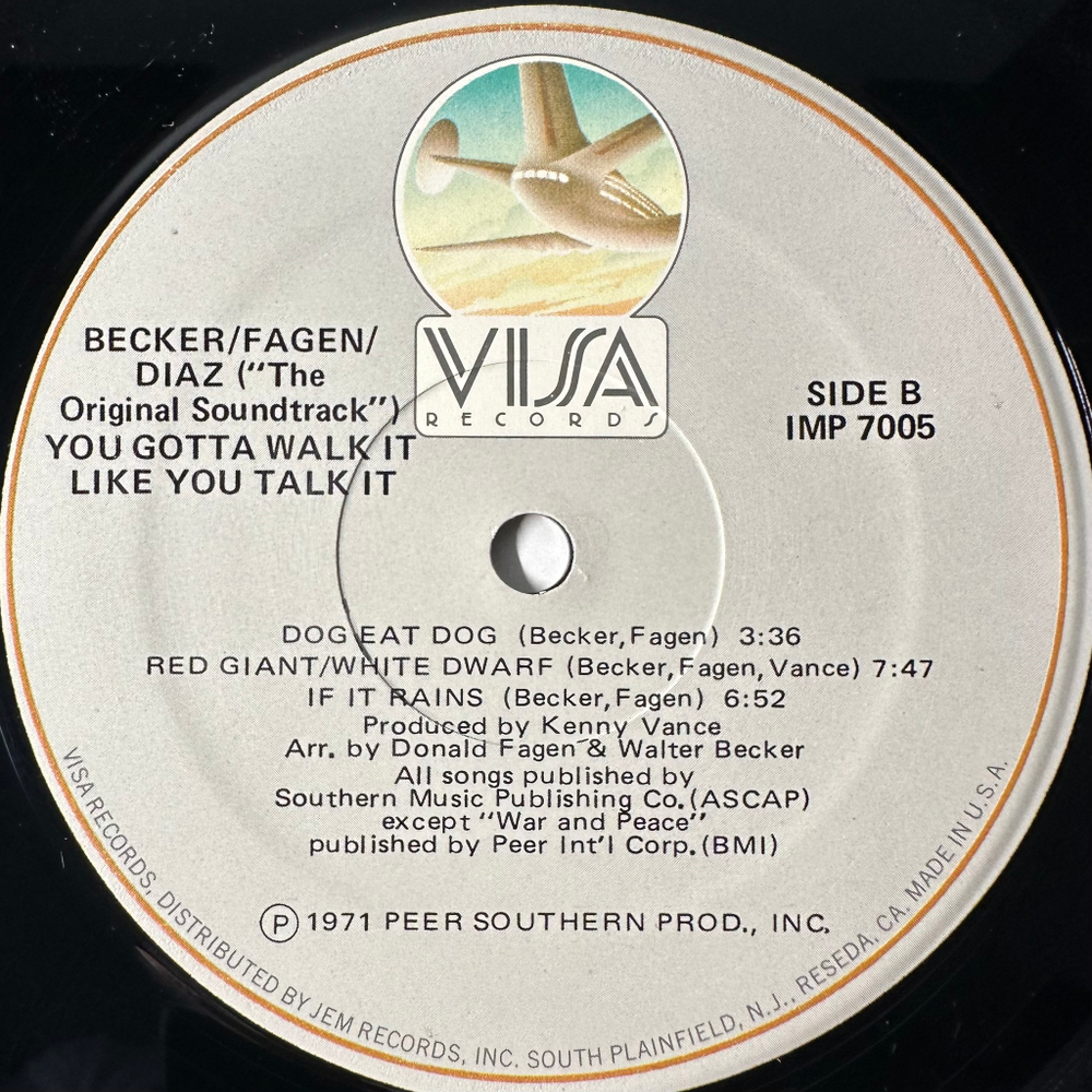 Donald Fagen, Walter Becker, Denny Diaz ‎– You Gotta Walk It Like You Talk It (США 1978г.)