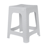 Табурет квадратный Rattan 363х363х448мм Утренний туман