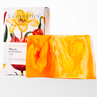 Мыло ручной работы "Tulip" L’COSMETICS Flower Cloud 100 гр