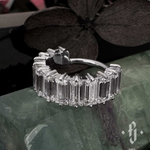 Кликер "Idol" - Белое золото - White CZ