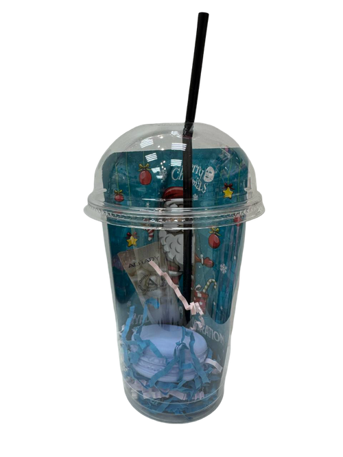 Стаканчик подарочный голубой